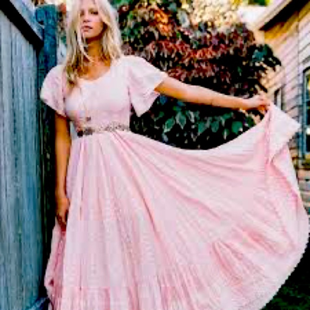 Chasing unicorns princess dress pink